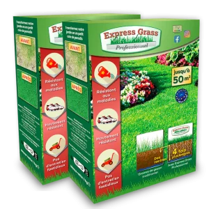 2 paket Express Grass Pro gräsfrö