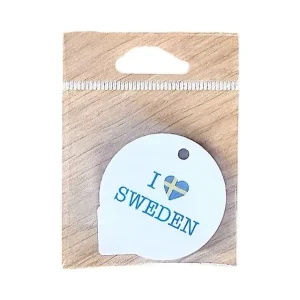 Nyckelring I LOVE SWEDEN